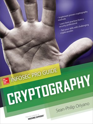 cover image of Cryptography InfoSec Pro Guide